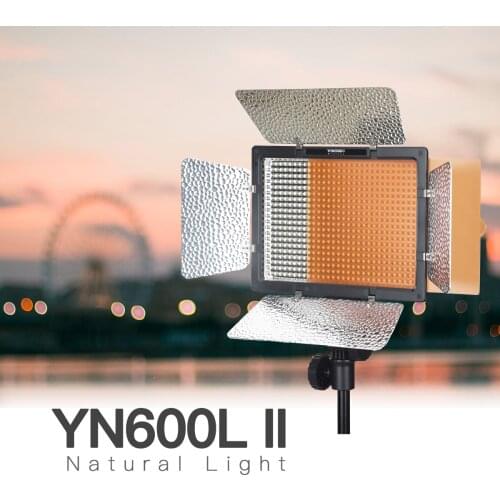 YONGNUO YN600L II Camera Photo Photography Lamp 3200-5600k LED Video Fill Light for Makeup TikTok
