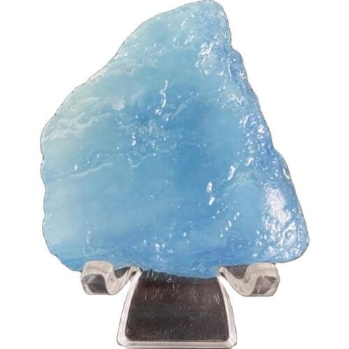 TOP Natural Aquamarine Quartz Beryl Gemstone Crystal Stone Healing Mineral Specimen