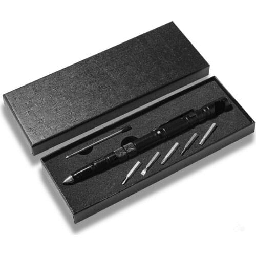 Multifunctional Defence Personal Tactical Pen Self Defense Pen Tool Tungsten steel Head Anti-skid Portable Screwdriver Head