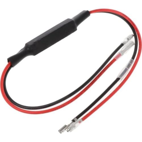 One Pair Cement Load Resistors For Motorcycle LED Turn Signal Indicator Light E7CA