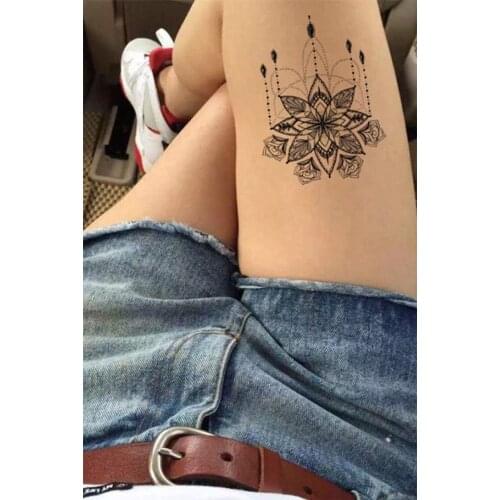 Water Transfer fake tattoo Mandala Dreamcatcher tatoo Waterproof Temporary Tattoo flash tatto for gril woman man