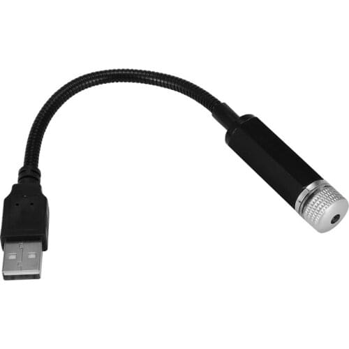 USB Projection Lamp 226x15mm Aluminum Alloy Project Ambient Atmosphere