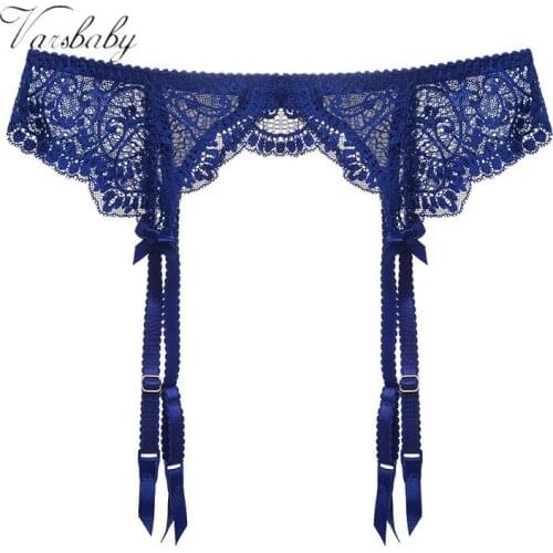Varsbaby Sexy Lace Ultra-Thin Perspective Transparent Lace Garters