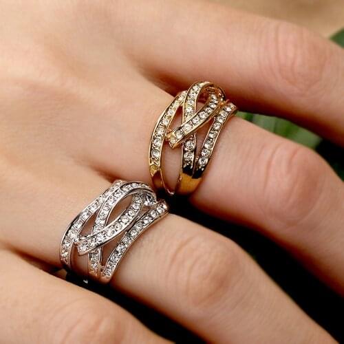 TIRIM Rings With Crystals