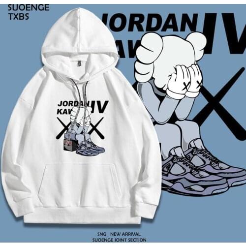 Autumn New Sesame Street Red Explosion Fashion Fashion Brand, Jomson Street Kawaii Hoodie Kawaii Sweatshirt