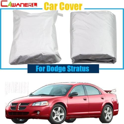 Cawanerl Outdoor Car UV Anti Rain Sun Snow Resistant Cover Car Cover For Dodge Stratus