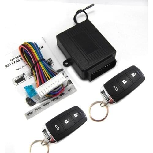 12V Universal Car Add Keyless System Vehicle Remote Control Keyless Entry System Car Auto Remote Central Kit Door Lock Locking