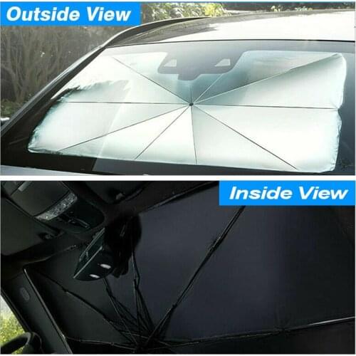 Universal Car Cover Windshield UV Protection Shield Sunshade Front Rear Window Mount Umbrella Windshield Sun Shade Anti Hot