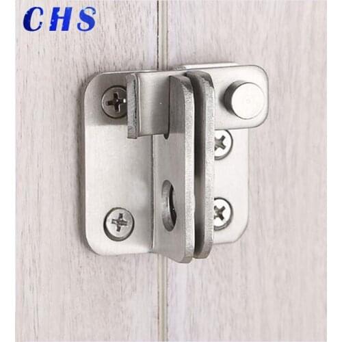 Turn On Left / Right Brief Simple Bolt Anti-theft Security Door Thick Stainless Steel Thicken Bolt Locker Lock Hasp