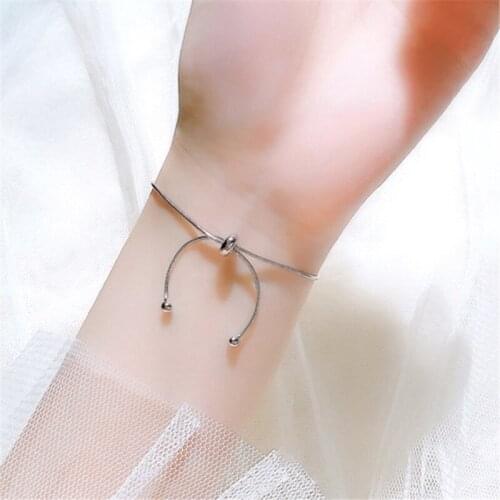 925 Sterling Silver Round Bead Charm Bracelet For Women Bracelet &Bangle Wedding Jewelry Birthday Party Gift