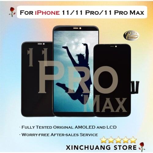 Original Quality LCD For iPhone 11 Screen 11 Pro Max Display Replacement With 3D Touch No Dead Pixel With Tools