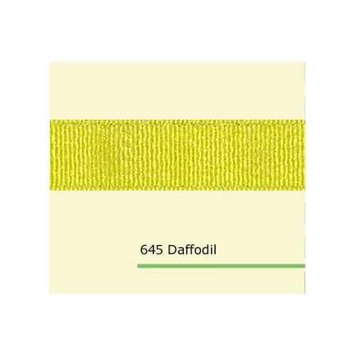 1-1/2" inch (38mm) silver metallic Daffodil grosgrain ribbons