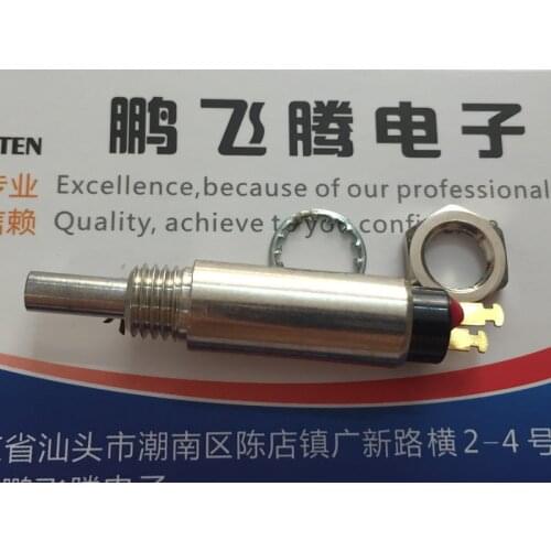 1PCS Original American C&k 8731SHZBE miniature metal round 2-foot button reset switch with gold-plated feet normally open