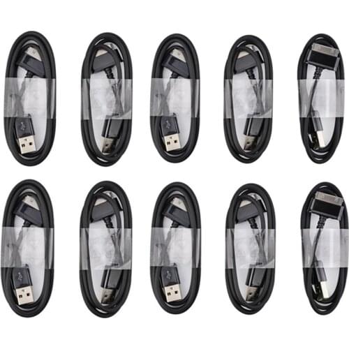 10pcs/lot USB Charger Charging Data Cable for Samsung Galaxy Tab 2 Note P1000 P3100 P3110 P5100 P5110 P6800 P7300 P7310 P7500