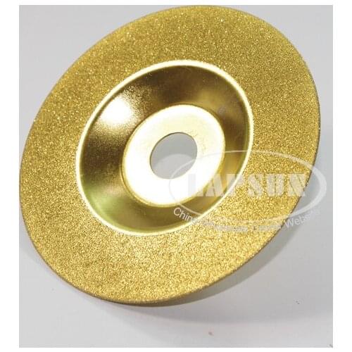 2pc/Lot 100mm ( 4 inch ) Grit Diamond Coated Rotary Grinding Grind Round Wheel Disc Cup For Tool Cutter & Grinders Mill Lathe