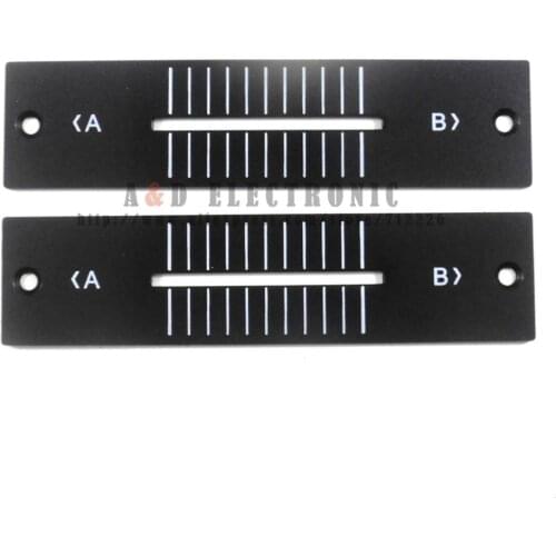 2pcs DAH2427 Channel fader Face metal Plate CHF Panel for Pioneer DJM 800