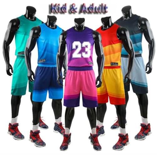 DIY Custom 2021 Men & Kids Basketball Jerseys Uniforms Sport Kit Clothing Youth USA Basketball Jersey Sets Shirts Shorts Suit