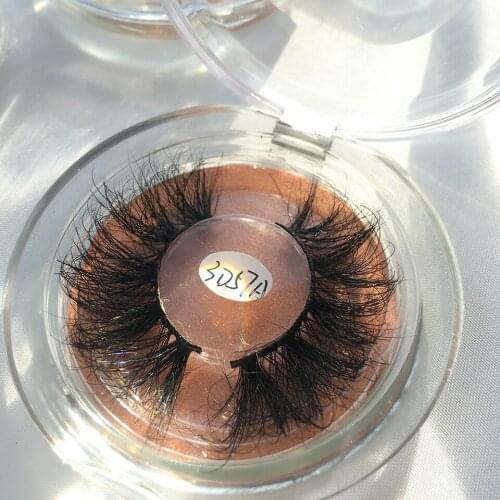 25 Mm Mink Eyelashes Makeup 3D Real Mink Lashes Fluffy Lash Boxes Packaging Eyelash Extension Mink Lashes Wholesale Lash