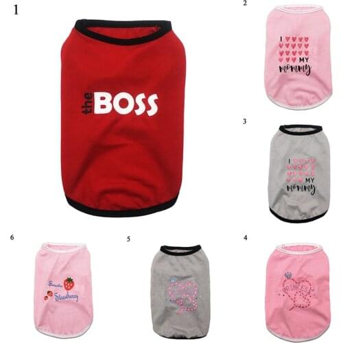 Puppy Dog Accessory Dog Clothes Striped Cat T-shirt Durable Sleeveless Pet Vest Summer Clothes Dog Shirt Cute Summer