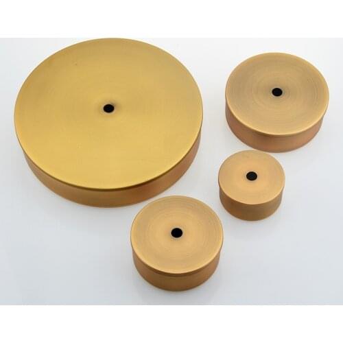 White/black/gold ceiling rose lamp base Chandelier hub Box with metal cover and with/without side holes Lighting Accessories