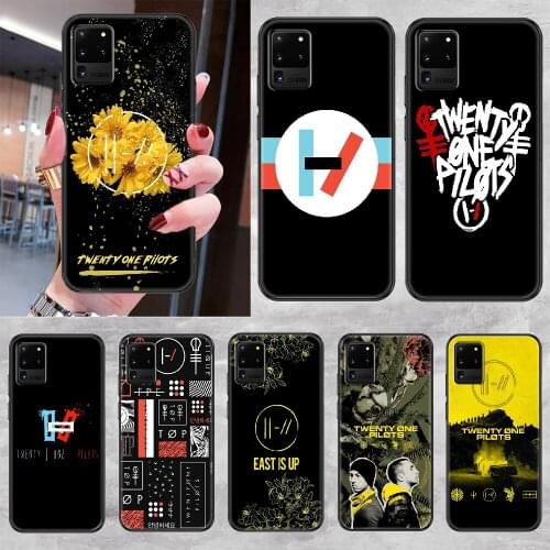 21 twenty one pilots Band Phone case For Samsung Galaxy Note 4 8 9 10 20 S8 S9 S10 S10E S20 Plus UITRA Ultra black luxury bumper