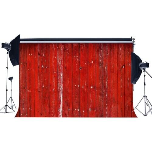Photography Backdrop Wood Shabby Chic Red Paint Vintage Stripes Wooden Floor Backdrops