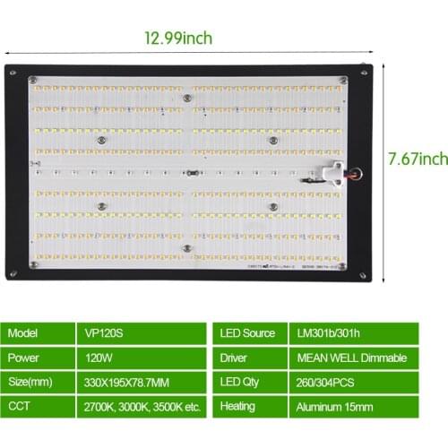 IDEA LIGHT 120w led grow board, V3 qb288 Sam-sung led grow light