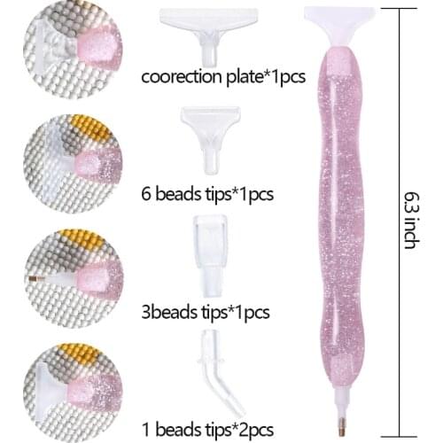 Resin Point Drill Pen Tool 5D Diamond Painting Resin Pen Diamond Painting Cross Stitch DIY Craft Accessories