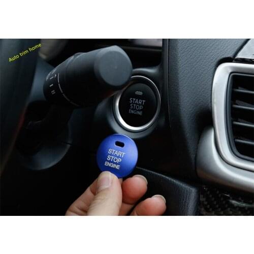 Engine Start Stop Ring Keyless Start System Button Sticker Decoration Accessories Cover Trim Fit For Mazda 6 2016 2017 Metal