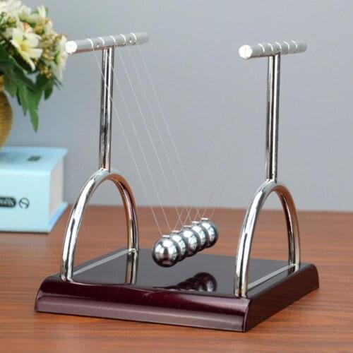 Newton Cradle Balance Steel Balls Physics Science Pendulum School Teaching Supplies Desk Decor Toy Gifts Home Decoration