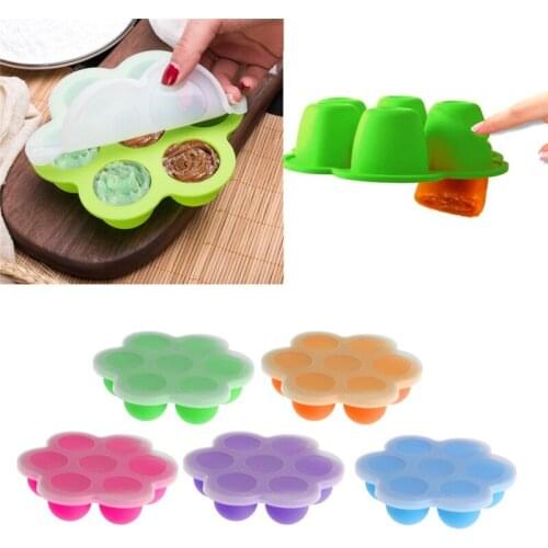 Baby Food Storage Box Fruit Container Infant Breast Milk Storage Box Popsicle Ice Cream Mold Freezer Tray Crisper baby feeding