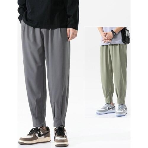 Fashion Men Sweatpants Male Cool Harem Pants Boys Spring Streetwear Trousers Jogger Pencil Pants Summer Students School Garments