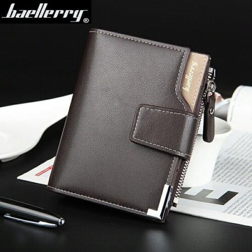 Male Pu Leather Clutch New Fashion Small Men Wallets Coin Purse Wallet Bag Money Portfolio Pocket Wallet Credit Card Holder