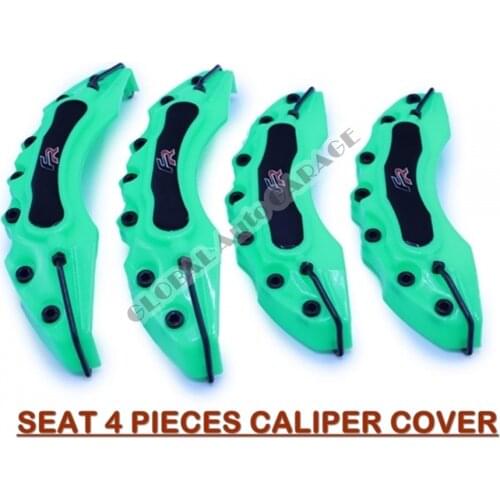 For SEAT Brake Caliper cover with FR logo Auto Universal Spoilers Car Antenna Steering Wheel 1 Set Accessories