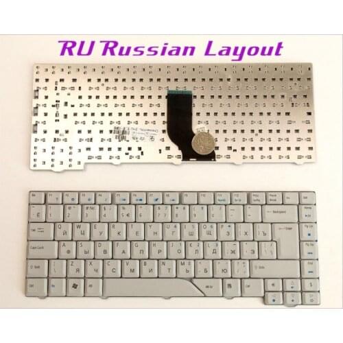 New Russian RU Laptop Keyboard for Acer Aspire 4715 4715Z 4315 4320 4510 5530 5235 4330 4230 Gray Wholesale