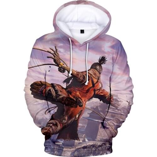 Aikooki New Sekiro Shadow Die Twice 3D Hoodies Men/women Fall Winter Fashion Casual Sweatshirts Sekiro Shadow Die Twice Hoodie