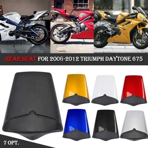 Motorcycle Fairing Rear Pillion Seat Cowl Cover For Triumph Daytona 675 2006 2007 2008 2009 2010 2011 2012 Gold Blue White Black