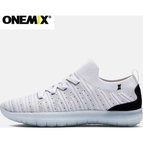 ONEMIX New Unisex Sock Walking Shoes Light Weight Slip-on Sandals Knitted Breathable Mesh Athletic Casual Shoes Walking Sneakers