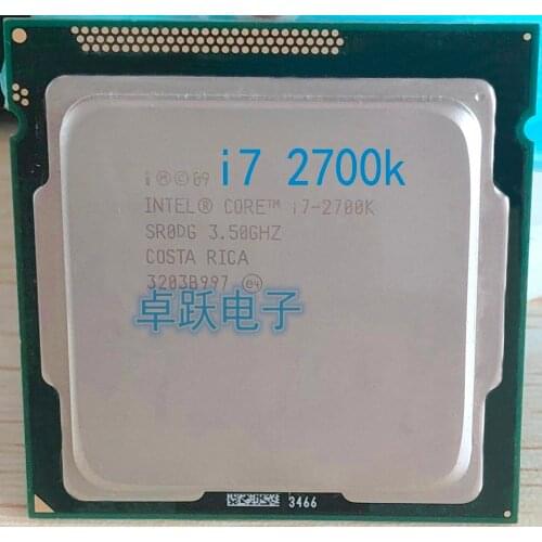Original Intel Core i7 2700K 3.5GHz Quad-Core LGA 1155 CPU Processor SR0DG desktop