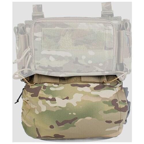 Under the tactical vest hangs the vest stormcoat storage bag