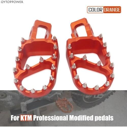 Motorcycle Foot Pegs Rest FootRest Footpegs Pedals For KTM SX 85 125 150 250 2018-2021 XC-W 150 250 300 Six Days TPI 2017-2019