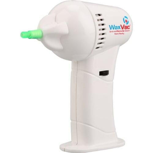 Portable Size Electronic Ear Vacuum Cleaner Ear Wax Vac Removal Safety Body Health Care with Soft & Safety Head