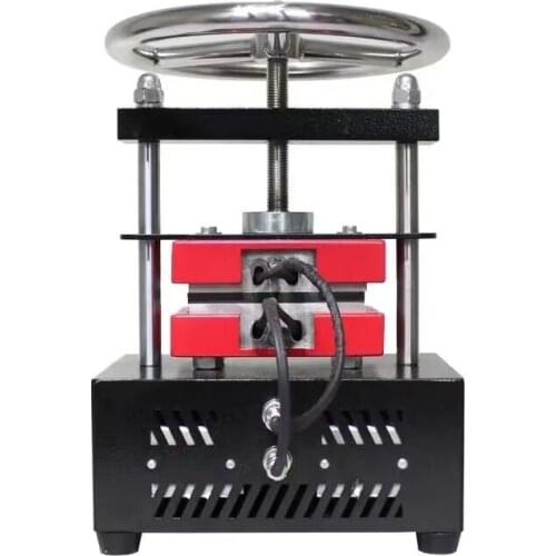 Wheel Design Manual Rosin Press Machine Heat Press Dual Heated Plates Easy Operation Oil Wax Extracting Tool