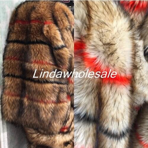 High-end clothing plush fabric.Scarf, carpet, decorative material,faux fur fabric,170cm*45cm(half yard)/pcs