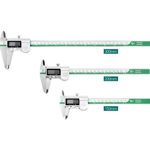 Waterproof digital caliper High precision stainless steel vernier caliper 0-300mm