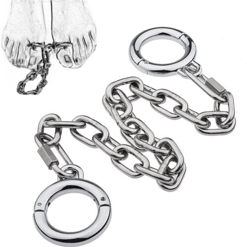 Adult Games BDSM Torture Stainless Steel Thumb Toes Bondage Cuffs Sex Toys For Couples Slave Restraints Adult Games Fetish