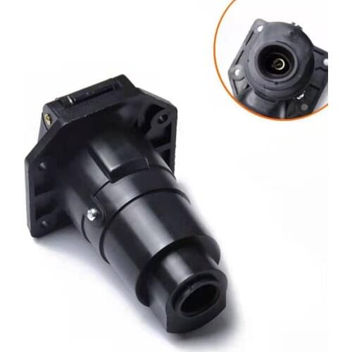 1 sets Auto parts 7-core trailer connector socket American black 12V Trailer Wholesale of car connector