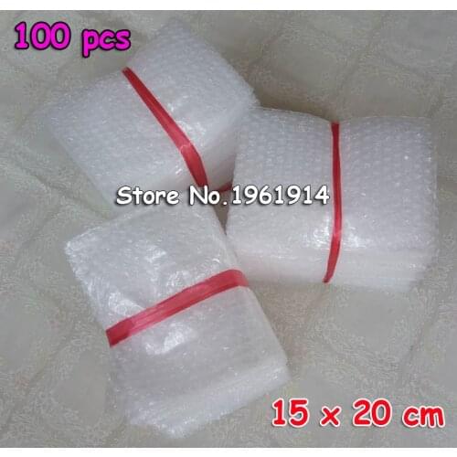 100pcs 8*10cm 10*15cm 150x200 mm Bubble Envelopes Wrap Bags Pouches packaging PE Mailer Packing package
