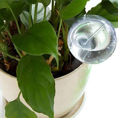 20 Pcs Plant Watering Bulbs Clear Self-Watering Globes Automatic Water Balls Device Vacation Houseplant Pot Bulbs