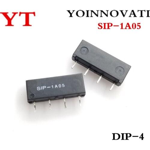 25pcs SIP-1A05 1A05 DIP4 reed relay 5V Voltage